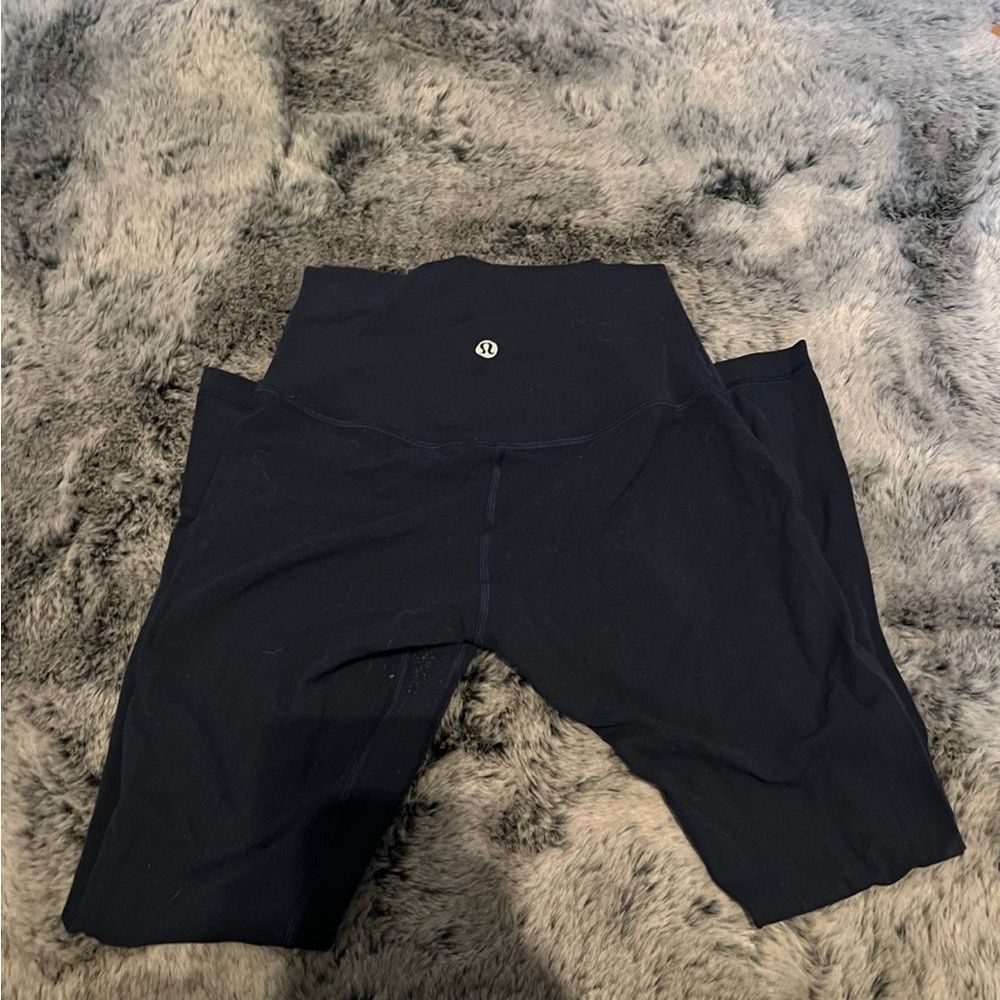 navy blue lulu lemon align leggings